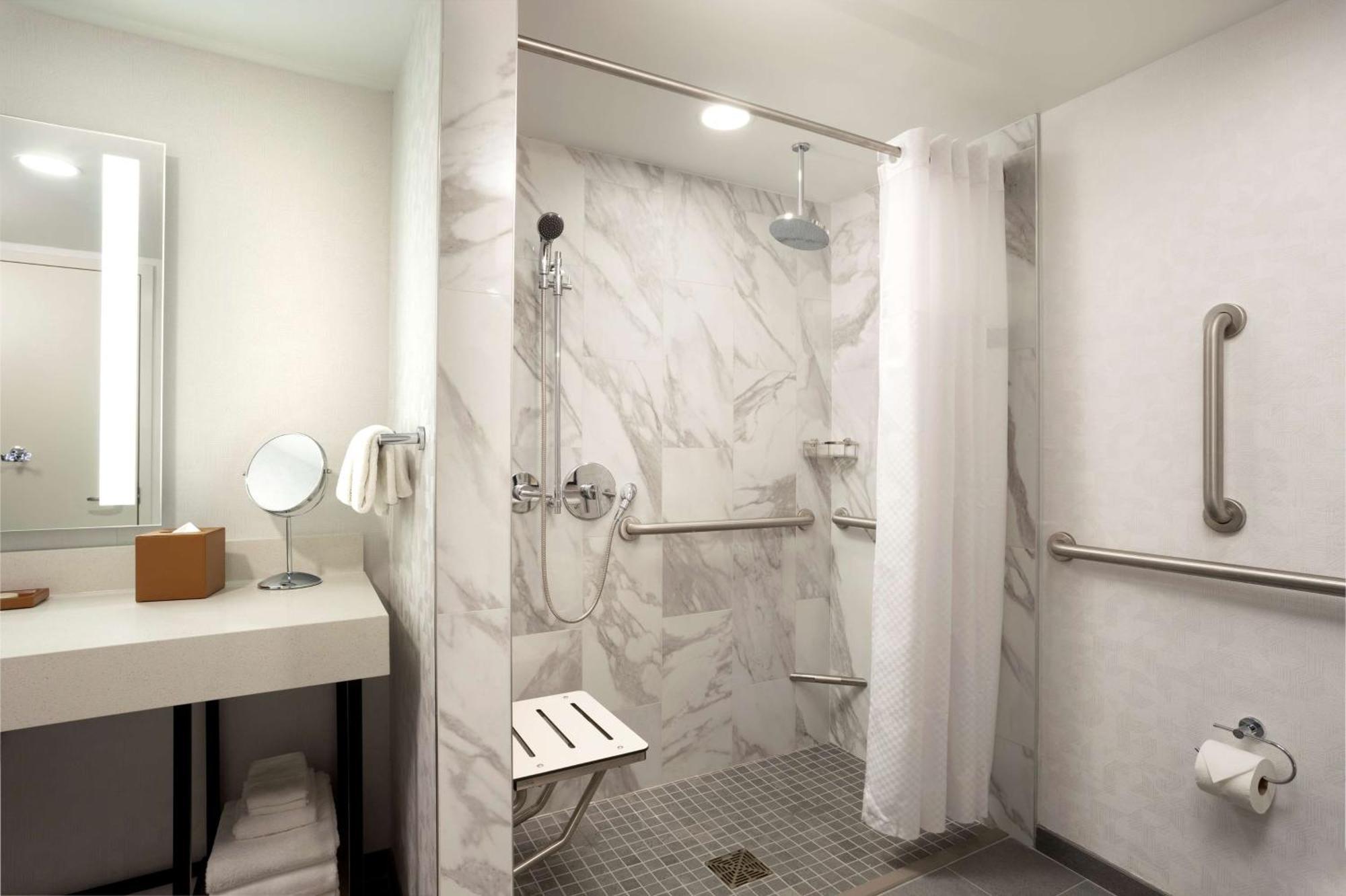 King Room Accessible Shower Disability Access