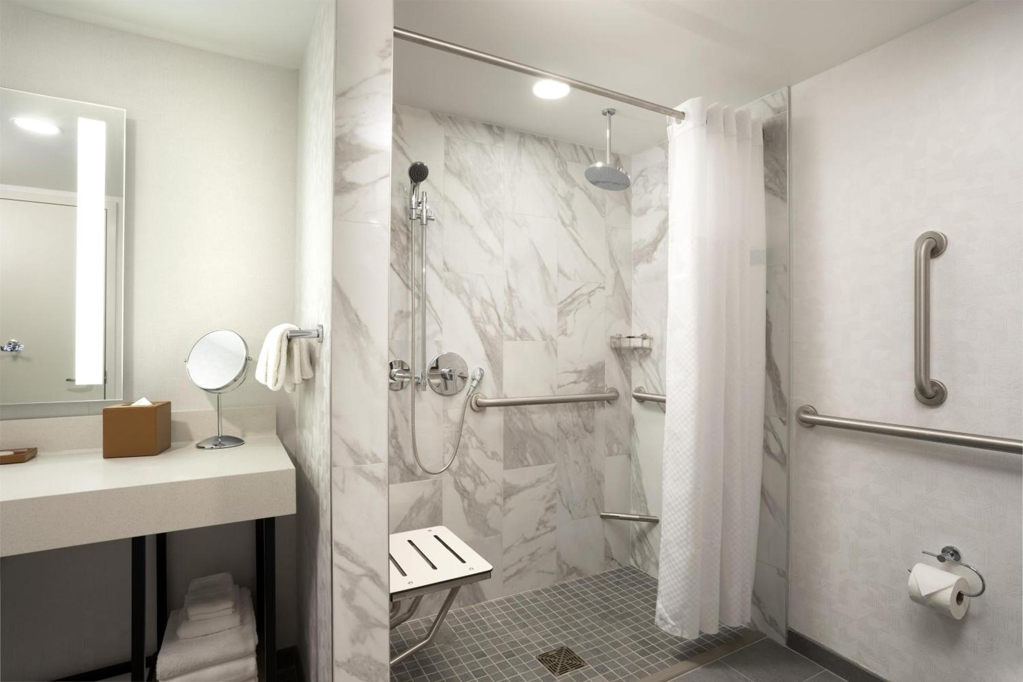 King Room Accessible Shower Disability Access